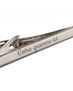 Pince a cravate gravée