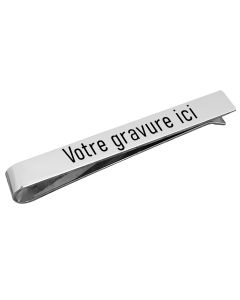 Pince a cravate gravée